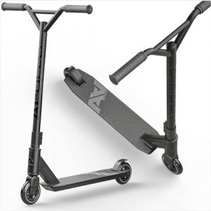 Apollo Trottinette Freestyle Genius Pro 4.0 – Stunt Scooter Enfant avec Roulements ABEC 9 – Noir
