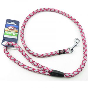 Trixie Laisse Cavo Reflect Fushia. Taille S-M. 1 mètre ø 12 mm. pour chien