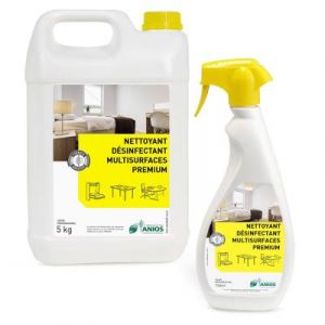 Anios Pro Détergent désinfectant multi-surfaces premium - Sans alcool - 5 L