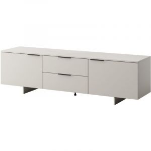 Canterbury - meuble tv - 2 tiroirs - beige - 180 cm - Beige
