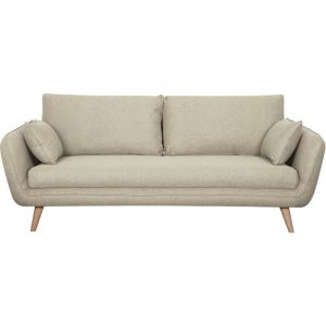 Miliboo Canapé scandinave 3 places beige CREEP - Beige