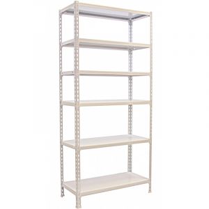 Étagère métallique blanche 6 niveaux Simonclick Plus SimonRack