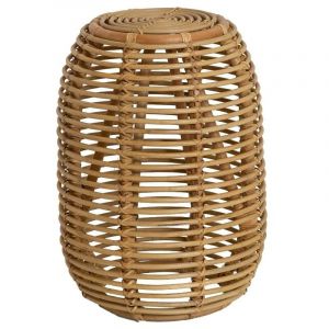 Bout de canapé en rotin Teïva - Bois clair