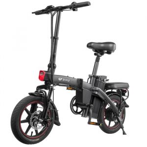 V&eacute;lo &Eacute;lectrique Dyu A5, 350w Moteur Vitesse Max 25km-H 36v 7.5ah 70km Max Range Croisi&egrave;re Automatique Noir