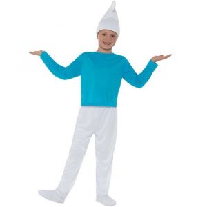 Déguisement Schtroumpf Enfant - Taille: 5 - 6 Ans (M)