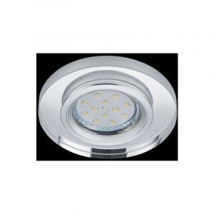 Trio Projecteur Rond &Agrave; Encastrer Pyrin Pour Raccordement Au Plafond Gu10 En M&eacute;tal Couleur Chrome 652100152 LIGHTING ITALIA