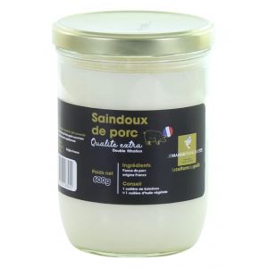 Saindoux français - Conserve de 600 g - Fabrication artisanale