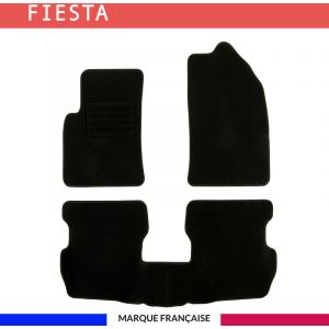 Ford Autosweet - Tapis de voiture - Sur Mesure pour fiesta (2002 - 2008) - 3 pièces - Tapis de sol antidérapant pour automobile