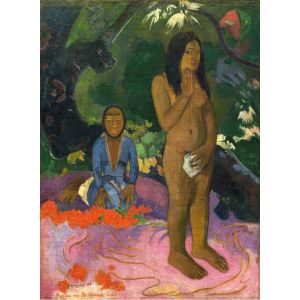 Grafika Paul Gauguin : Parau na te Varua ino (Mots du Diable), 1892