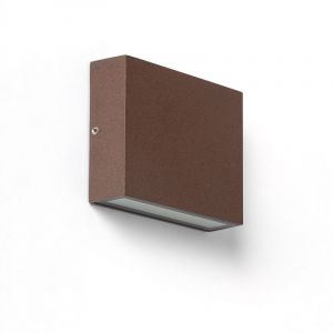 TechBrey Applique Murale LED Extérieure 7 W Aluminium Éclairage Double Face CCT Sélectionnable Brooky S Rouille