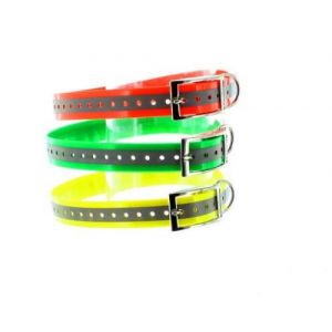 Polytrans Collier extra Fluo réfléchissant Canihunt pour chien Coloris Jaune