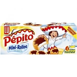 Image de LU PEPITO - Pépito Mini Choco 225G - Lot De 4