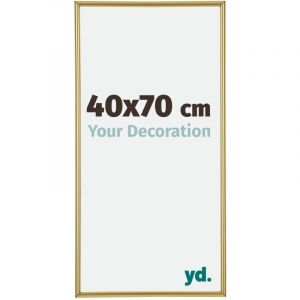 Your Decoration - 40x70 cm - Cadres Photos en Plastique Avec Verre Plexiglas - Excellente Qualit&eacute; -Or - Cadre Decoration Murale - Annecy.