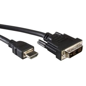 Value 11.99.5522 - Câble DVI M / HDMI M 2 m