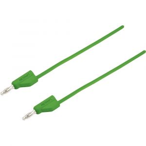 Image de Voltcraft Cordon de mesure MSB-300-0.25-GR vert 0.25 m 1 pc(s)