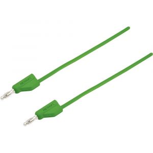 Image de Voltcraft Cordon de mesure MSB-300-0.25-GR vert 0.25 m 1 pc(s)