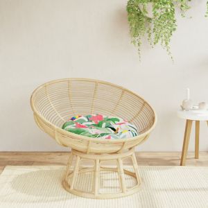 VidaXL Coussin rond multicolore &Oslash; 60 x11 cm tissu oxford