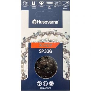 Husqvarna Chaîne x cut SP33G Chaîne de rechange Halb Meiel 1,3 mm 33 cm (581643172 )