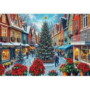 Image de Bluebird Puzzle Shopping de Noël sur la Place