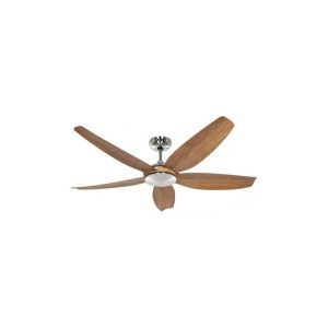 Casafan Ventilateur de Plafond Eco Volare 142cm Chrome Chene - 514284