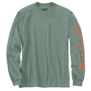 Carhartt T-shirt &agrave; manches longues pour homme avec logo Signature