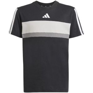 Adidas Tee-shirt &agrave; manches courtes gar&ccedil;on 3 bandes seasonal essentials tiberio