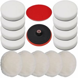Image de VidaXL Ensemble de tampons de polissage 14 pcs 180 mm
