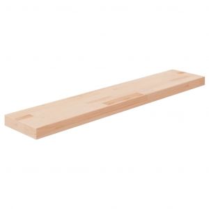 VidaXL Panneau d'&eacute;tag&egrave;re 100x20x4 cm Bois de ch&ecirc;ne massif non trait&eacute;