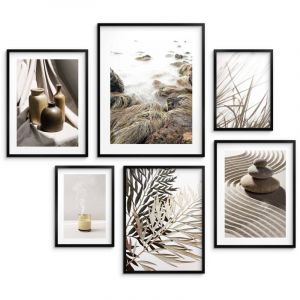 Posters muraux pour le salon lot de 6 posters XXL style bohème scandinave