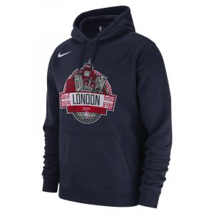 Nike Sweatà capuche en tissu Fleece NBA Global Games pour Homme - Bleu - Couleur Bleu - Taille M