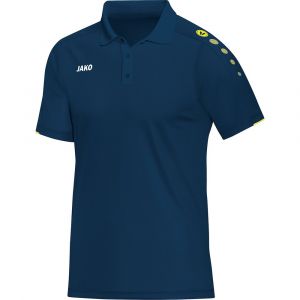Jako Polo Classico 3XL bleu nuit/jaune citron