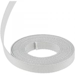 Cyclingcolors Sangle de volet roulant ou store extérieur résistante aux UV largeur 12mm en polyester au mètre Rouleau Fenêtre Porte Enrouleur, gris