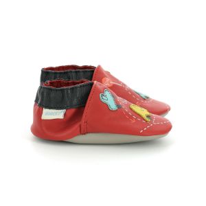 Robeez Chaussons Bébé Car Traffic Jam EU 17-18 rouge/noir