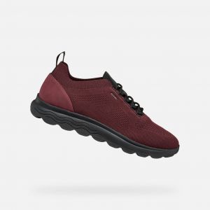 Geox Homme U Spherica Basket, Rouge, 44 EU