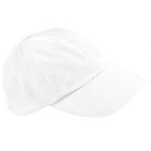 Beechfield - Casquette de Baseball 100% coton épais - Adulte unisexe (Taille unique) (Blanc) - UTRW211