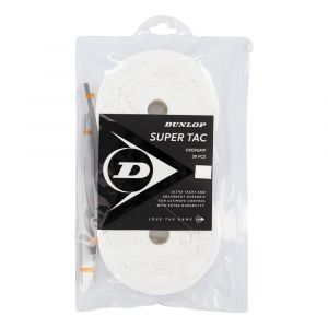 Dunlop Super Tac Pack De 30 - Blanc
