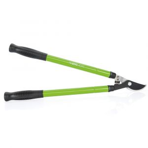 Vito Cisaille Coupe branches Lame Courbée Acier forgé Ebrancheur 2 mains Bras Télescopiques Longueurs 62 - 94 cm jardinage