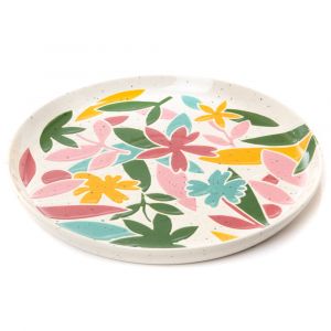 Amadeus Lot de 2 assiettes de présentation 32 cm décoré en grès