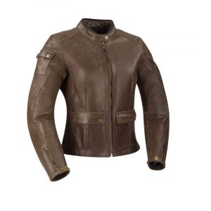 Segura Blouson cuir femme Lady Babylone marron - T1