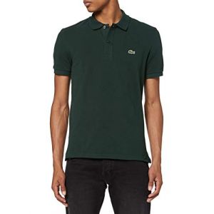 Image de Lacoste Polo slim en coton piqu&eacute; Vert