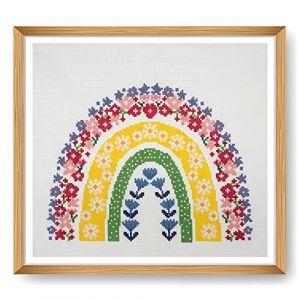 Kit Point de Croix Arc-en-Ciel 36 x 36 cm – Trimits(...) - Arc en Ciel