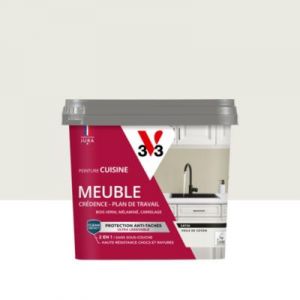 V33 Peinture de r&eacute;novation meuble cuisine beige voile de coton satin 750ml