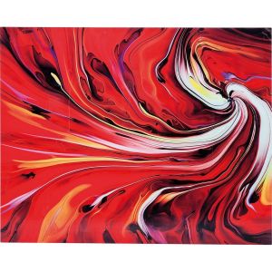 Image de Kare Design Karedesign Tableau en Verre Chaos Fire 150x120cm