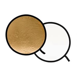 Lastolite Réflecteur rond pliable blanc/doré 75cm - LAS3041