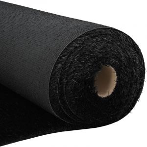 VidaXL Gazon synth&eacute;tique Noir 1x15 m 30 mm