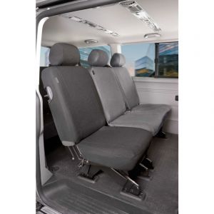Walser Housse de siège Transporter en tissu pour vw T6, siège arrière simple