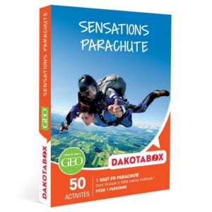 Dakotabox Sensations parachute - Coffret Cadeau Sport & Aventure - 1 saut en parachute pour 1 personne