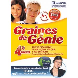 Graines De Génie : 4ème - 2008/2009 [Windows]