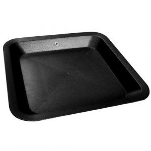Nuova Pasquini & Bini Coupelle Carre noir 14.7x 14.7 cm x 10pcs pour pot carr&eacute;