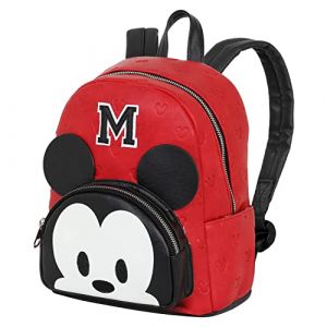 Mickey Mouse M Sac à dos Heady, One Size Rouge